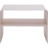 Table basse crème en acier - Lounge - Kare Design