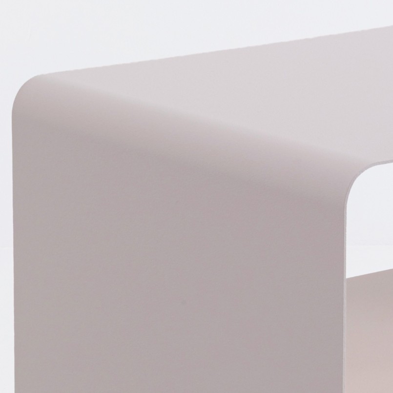 Table basse crème en acier - Lounge - Kare Design
