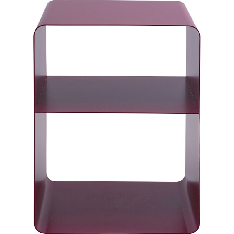 Table d'appoint violette en acier - Lounge - Kare Design