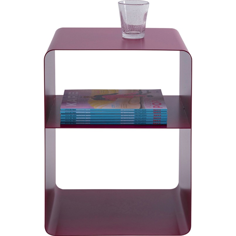 Table d'appoint violette en acier - Lounge - Kare Design
