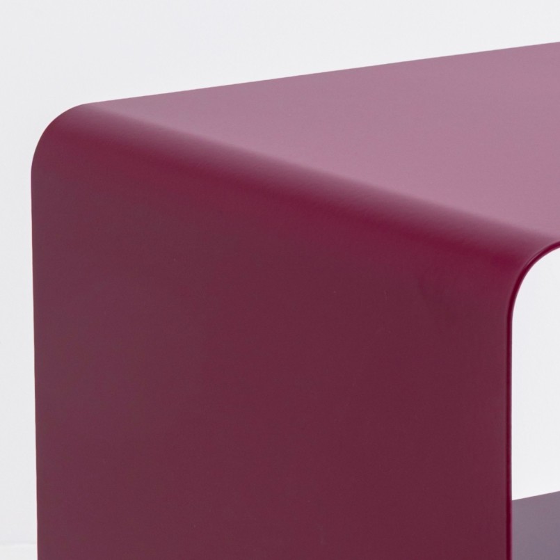 Table d'appoint violette en acier - Lounge - Kare Design