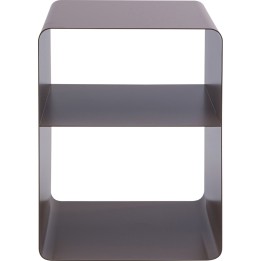 Table d'appoint taupe en acier - Lounge - Kare Design