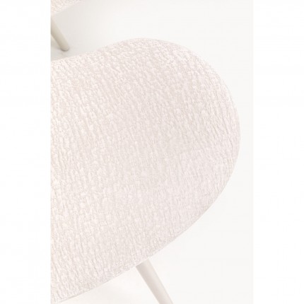 Chair with armrests Soft Blossom cream Kare Design