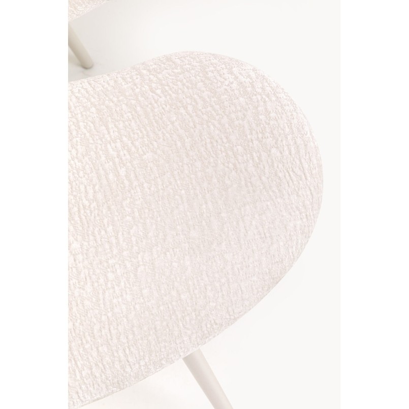 Chaise a. acc. Soft Blossom crème Mono