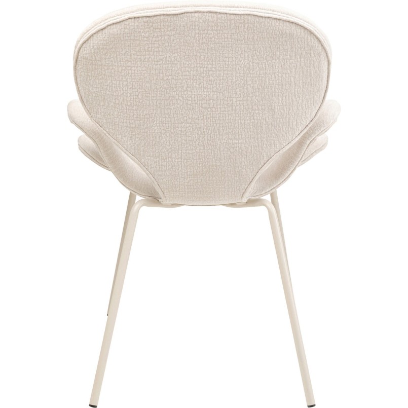 Chaise a. acc. Soft Blossom crème Mono