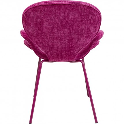 Chair with armrests Soft Blossom pink Kare Design