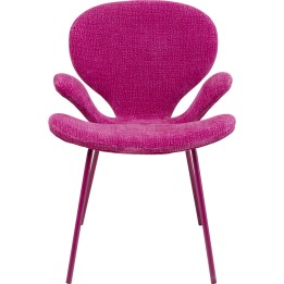Chaise a. acc. Soft Blossom fuchsia Mono