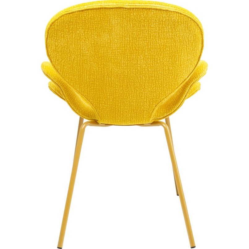 Chaise a. acc. Soft Blossom jaune Mono