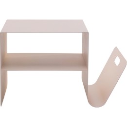 Bijzettafel Lounge News creme Kare Design