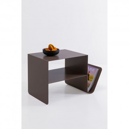 Side Table Lounge News taupe Kare Design