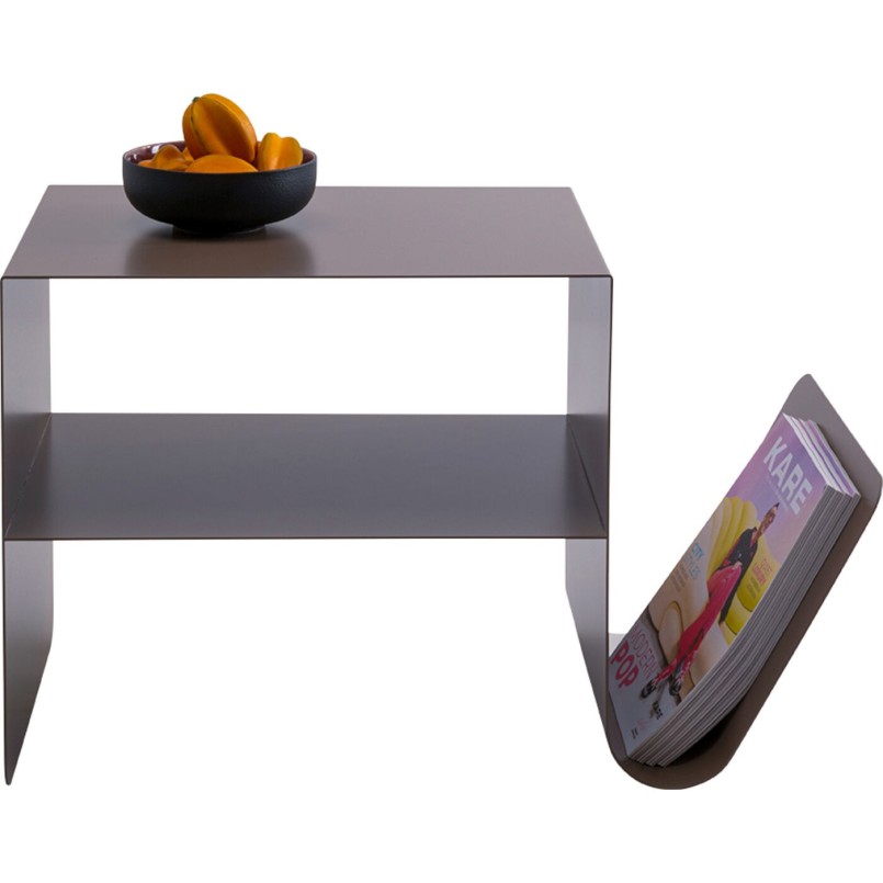Bijzettafel Lounge News taupe Kare Design