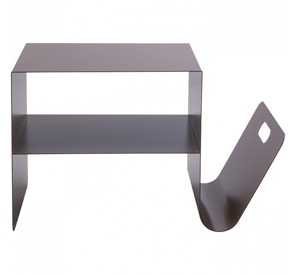 Bijzettafel Lounge News taupe Kare Design