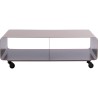 TV board Lounge on wheels taupe Kare Design