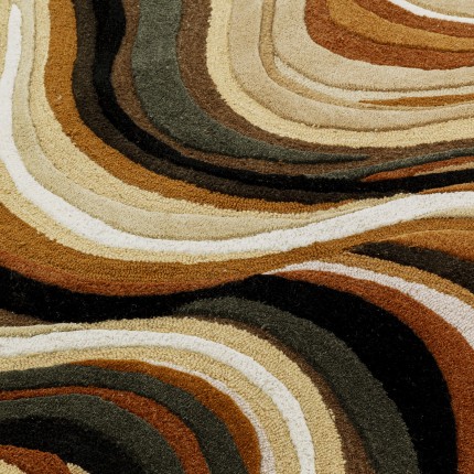 Vloerkleed New Wave 300x200cm bruin Kare Design