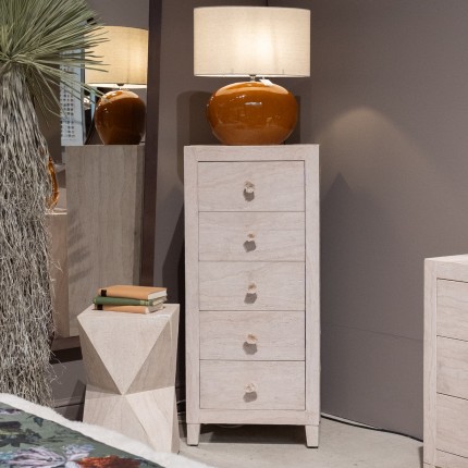 Chiffonnier Travertino 5 tiroirs Kare Design