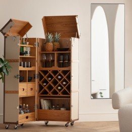 Spiegel Starlet 180x60cm zwart Kare Design