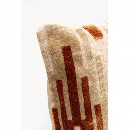 Cushion Goldy Zick Zack 50x50cm Kare Design