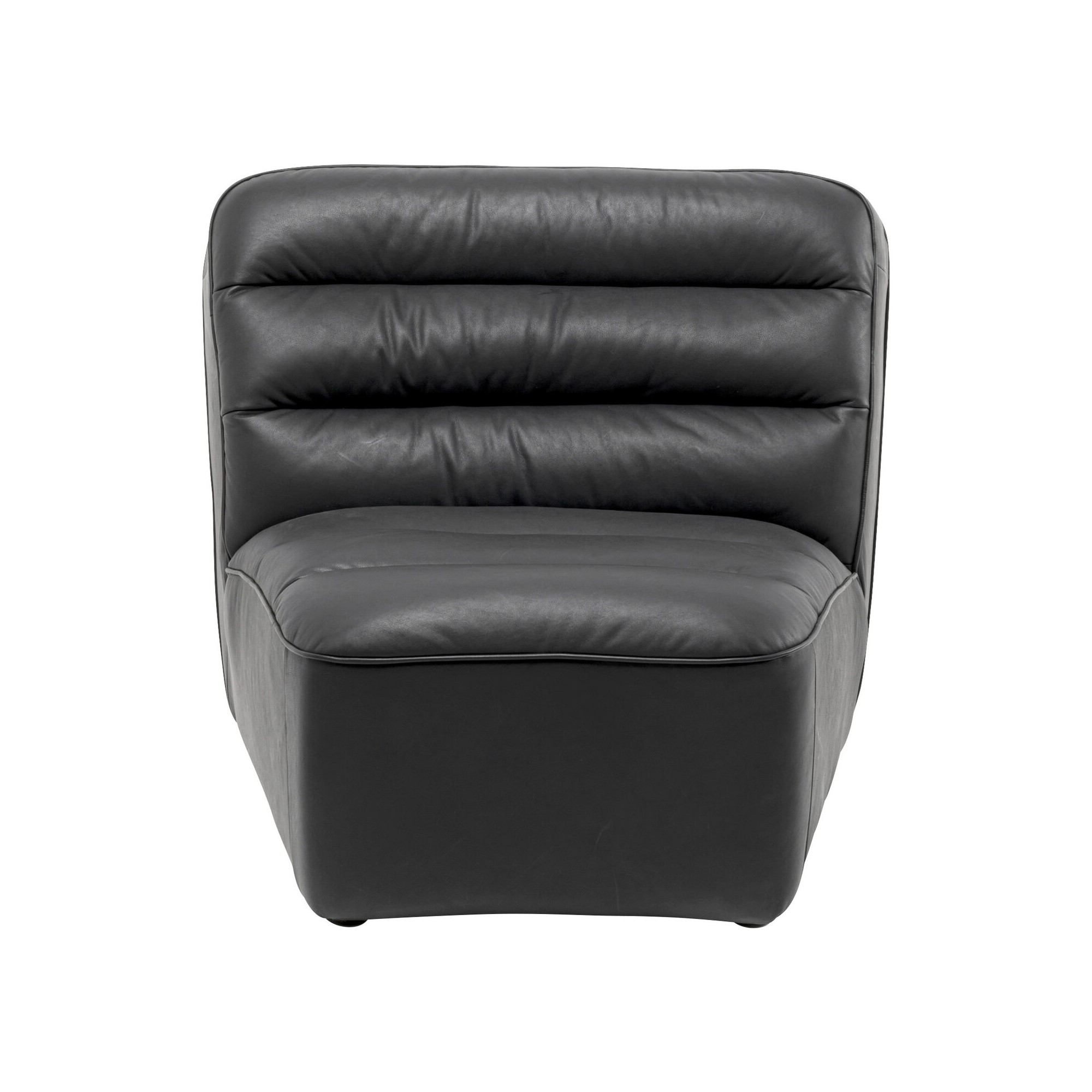 Elément d assise Modi Curl graphite 80cm
