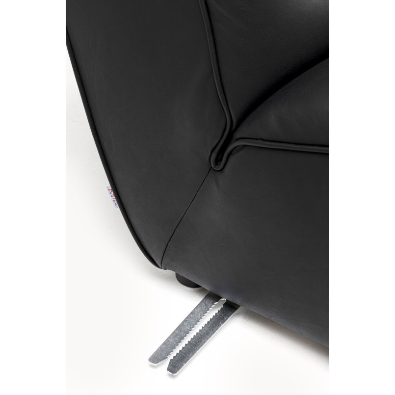 Elément d assise Modi Curl graphite 80cm