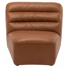 Elément d assise Modi Curl cognac 80cm