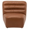 Elément d assise Modi Curl cognac 80cm