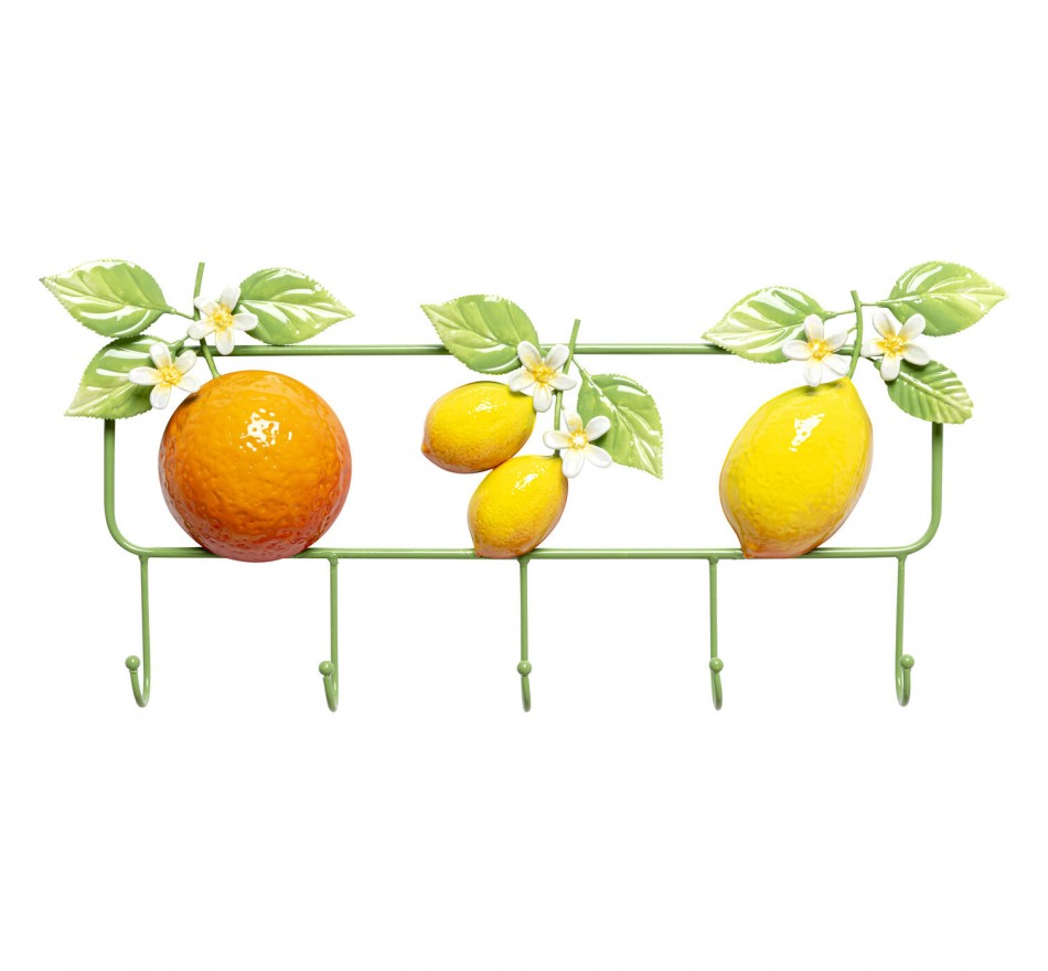Portemanteau mural citrons 62cm Kare Design