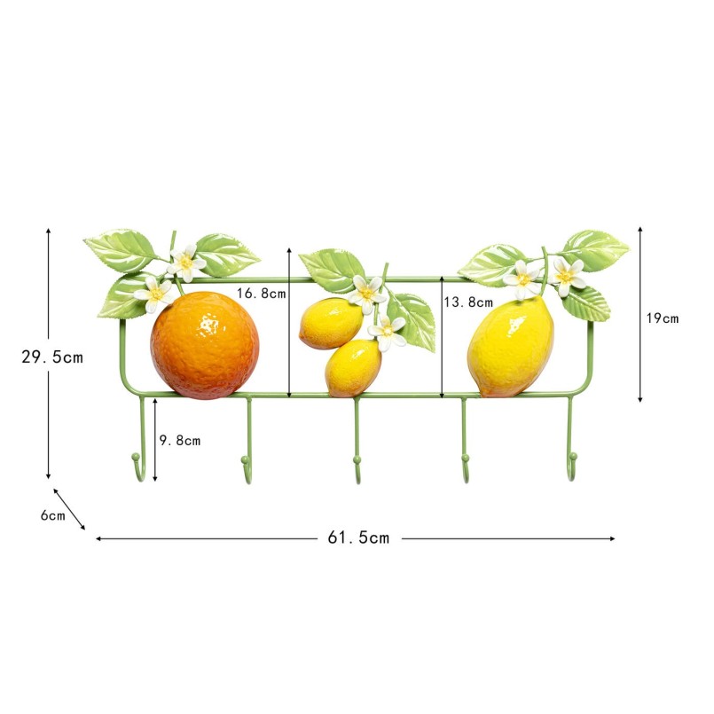 Garderobe murale Citrus 62cm