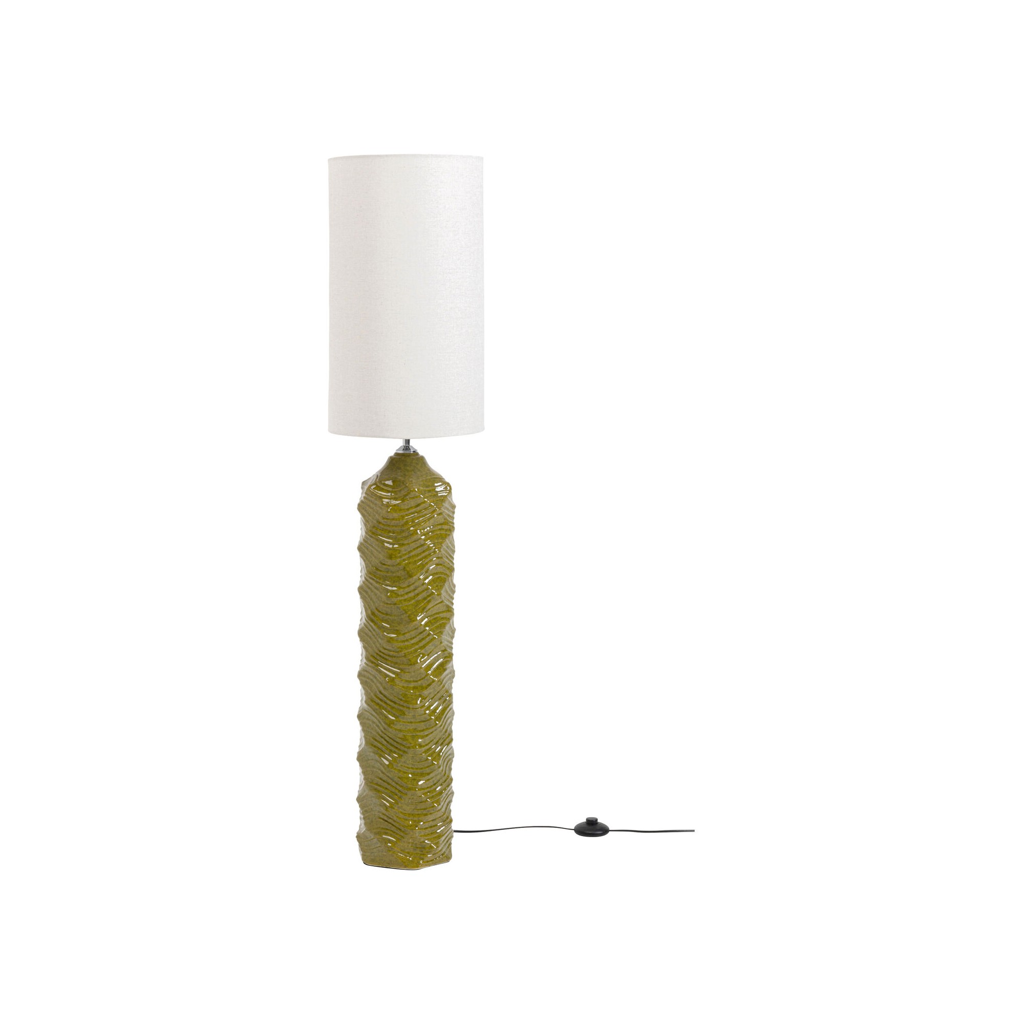 Lampadaire Luma vert  128cm