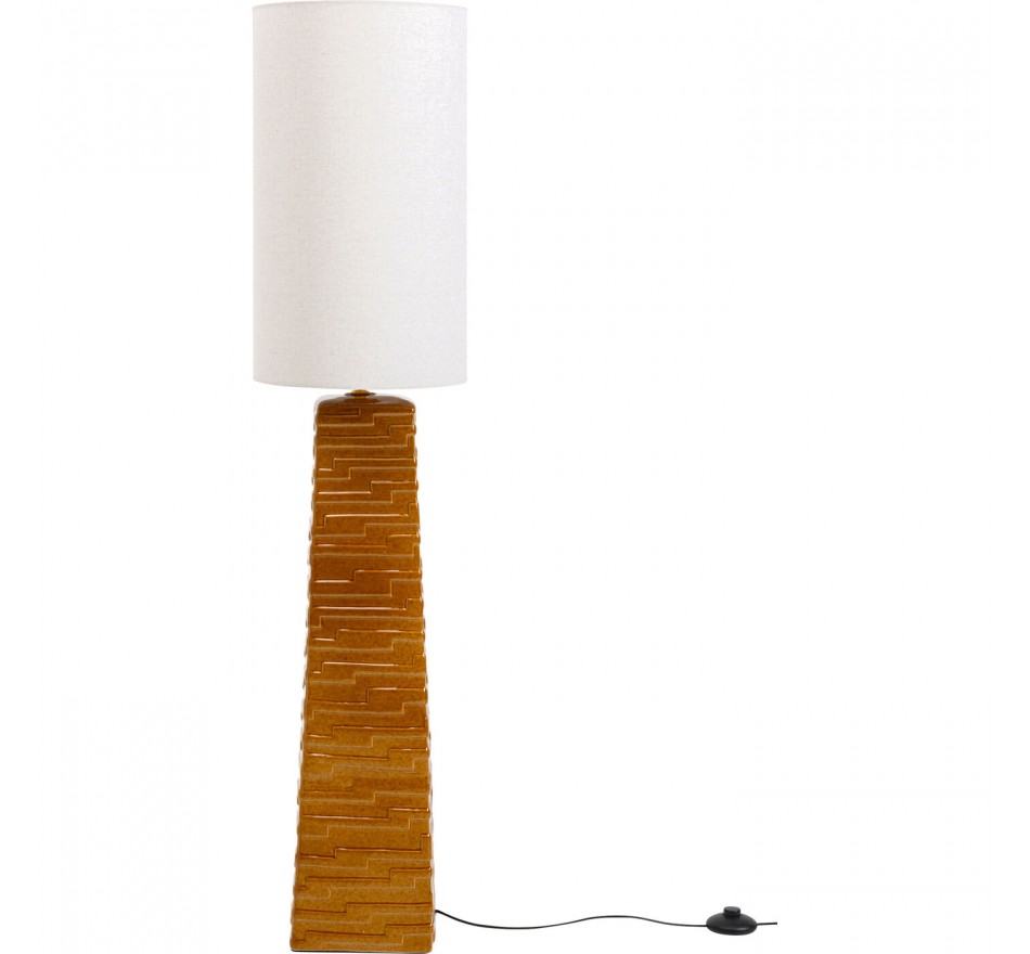 Vloerlamp Siena oranje 124cm Kare Design
