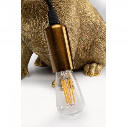 Table Lamp capybara gold Kare Design