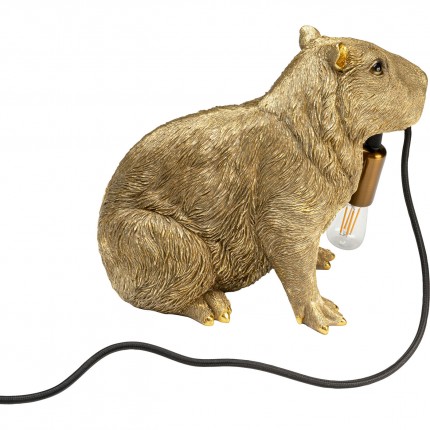 Tafellamp capybara goud Kare Design