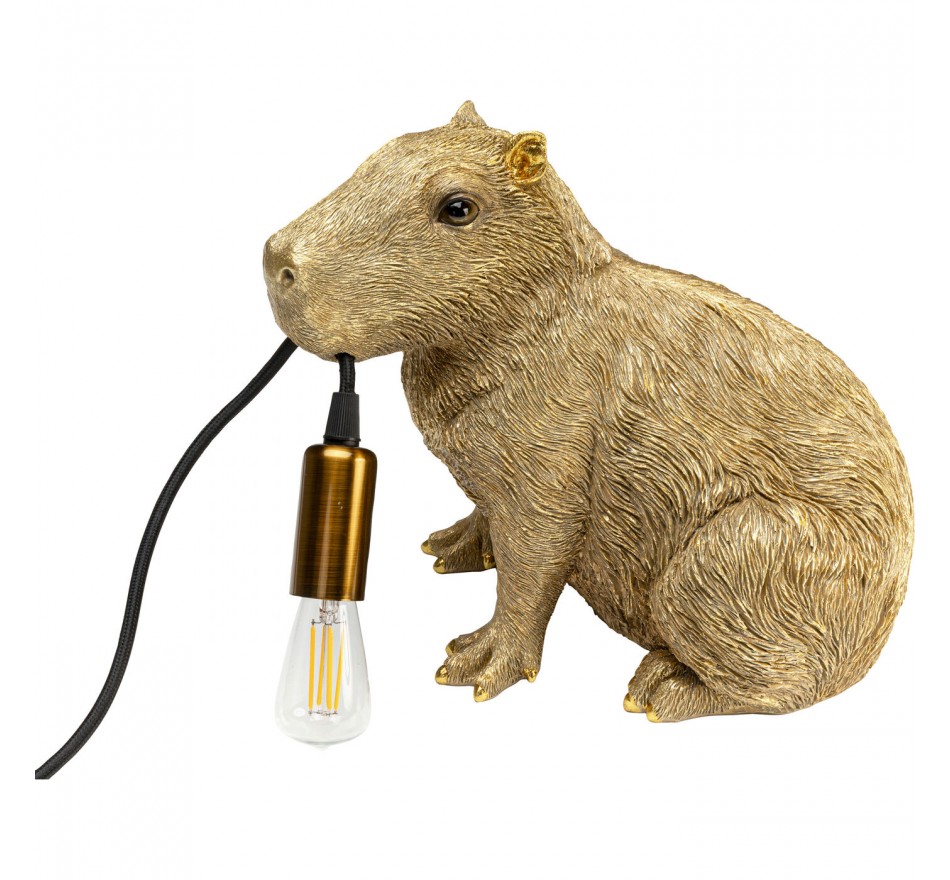 Tafellamp capybara goud Kare Design