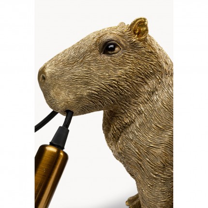 Tafellamp capybara goud Kare Design
