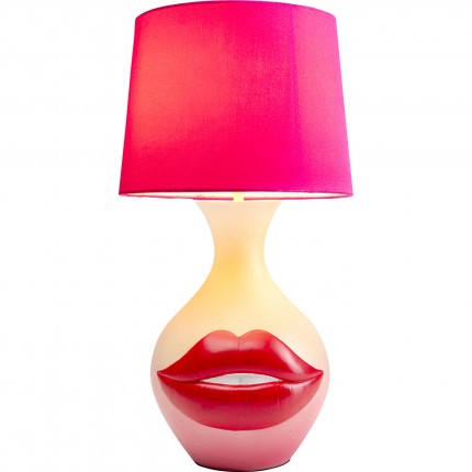 Table Lamp red lips 43cm Kare Design