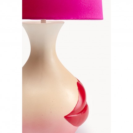 Lampe lèvres rouges 43cm Kare Design