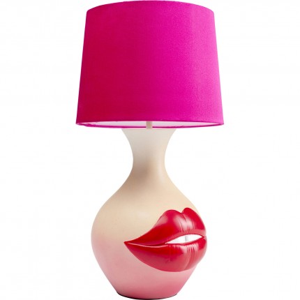 Tafellamp rode lippen 43cm Kare Design