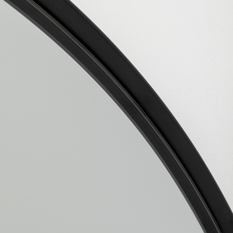Miroir mural rond noir - Scarlet - Kare Design