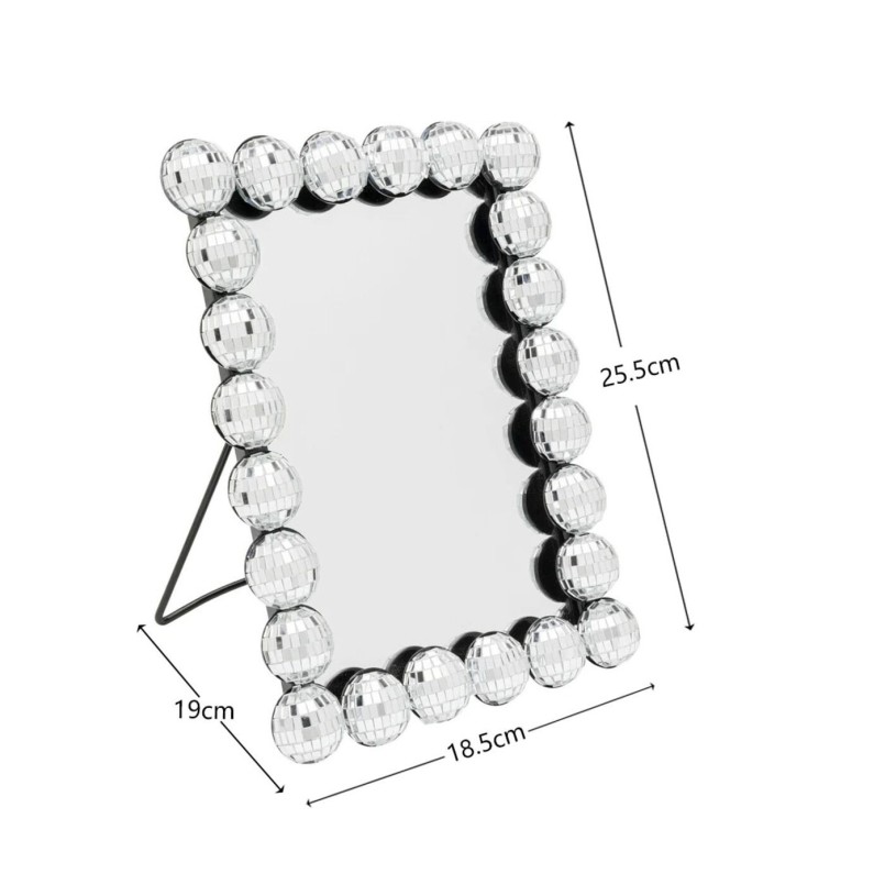 Miroir sur pied rectangulaire boules disco - Disco Balls - Kare Design
