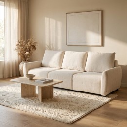 Sofa bed Juliet cream Kare Design