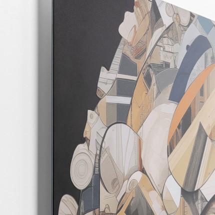 Tableau en verre femme Art Geo 80x80cm Kare Design