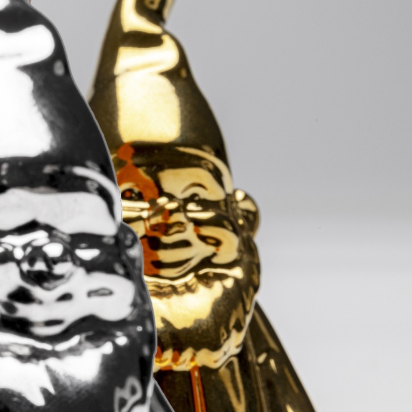Peper en zoutstel gnoom goud en zilver Kare Design