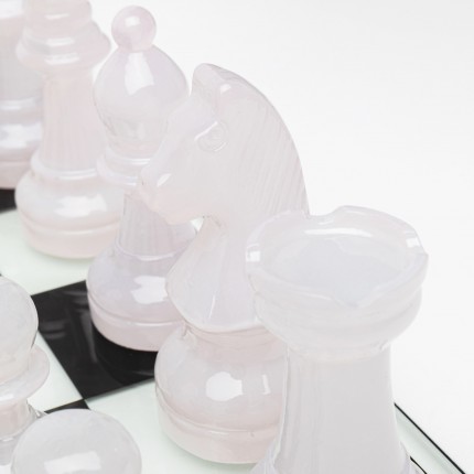 Jeu d'échecs transparent Kare Design