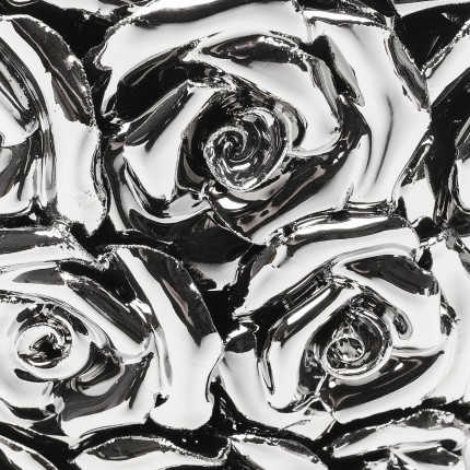 Vase Roses 45cm chrome Kare Design