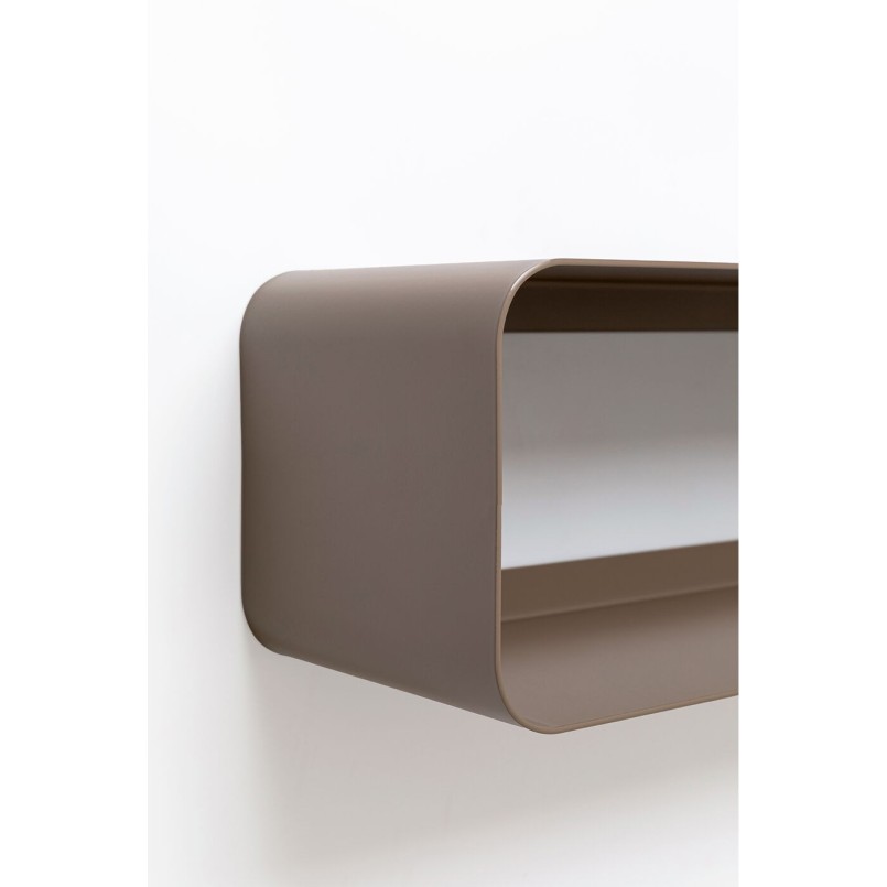 Étagère murale taupe en acier - Lounge - Kare Design