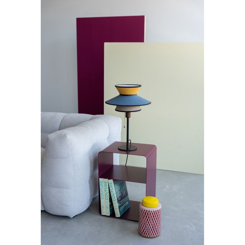 Table d'appoint violette en acier - Lounge - Kare Design