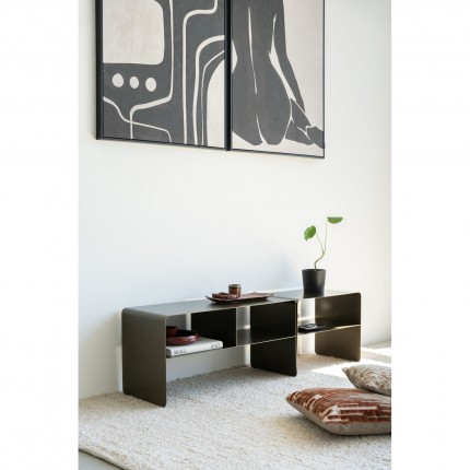 Meuble TV Lounge 90x37cm bronze Kare Design