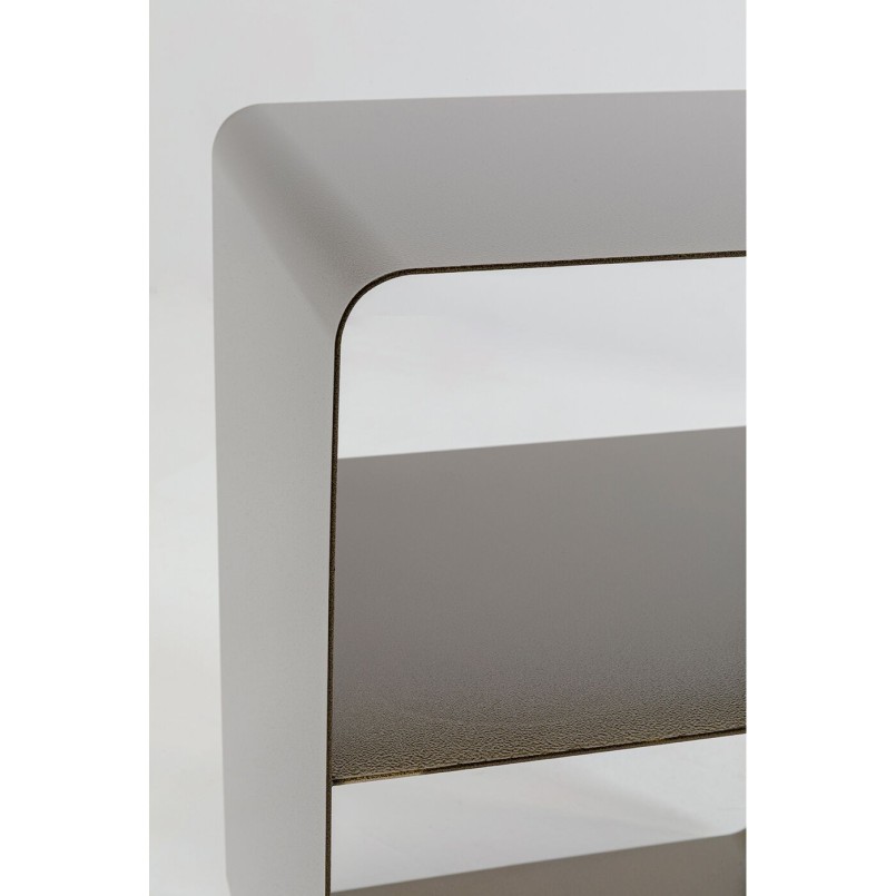 Table d'appoint bronze en acier - Lounge - Kare Design