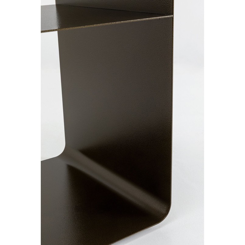 Table d'appoint bronze en acier - Lounge - Kare Design