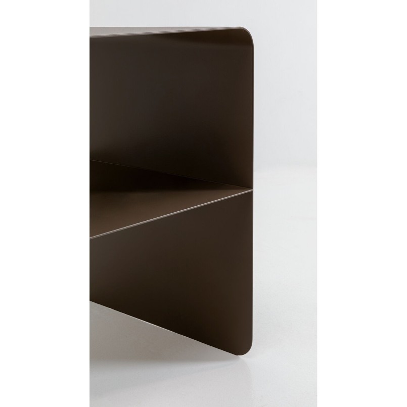 Table basse taupe en acier - Lounge - Kare Design