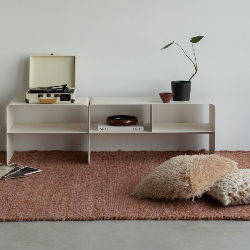TV board Lounge 90x37cm cream Kare Design